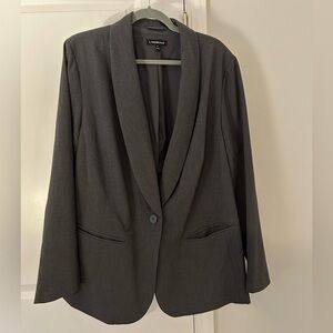 Lane Bryant Charcoal Blazer
